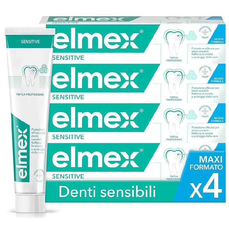 Elmex – Dentifricio Sensitive 4x75ml fino al 50% di sconto Deal