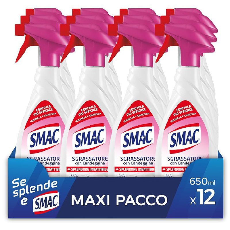 Smac Detergente con Candeggina fino al 50% di Sconto