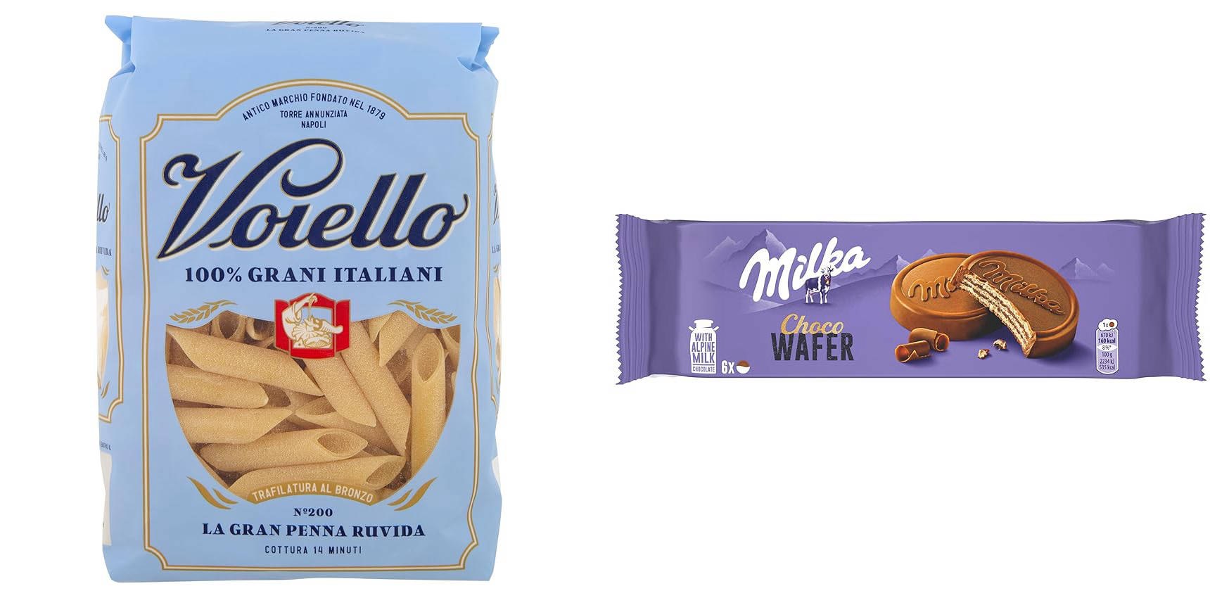 Voiello Pasta e Milka Choco Wafer fino al 6% off Deal