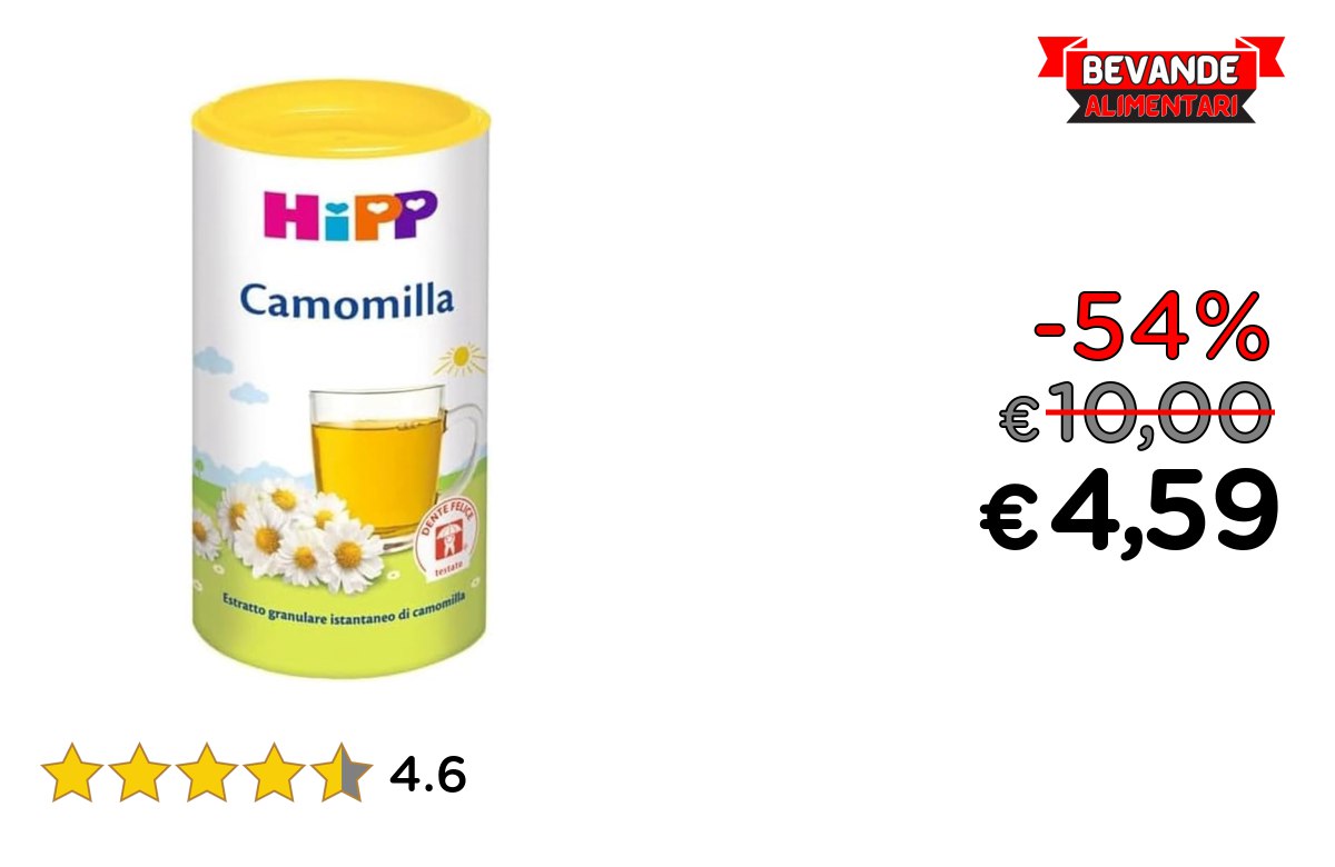 HiPP Tisana alla Camomilla Solubile – fino al 54% off Deal
