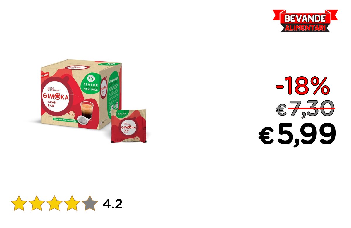 Gimoka Cialde Ese 44 con sconto fino al 18% Deal