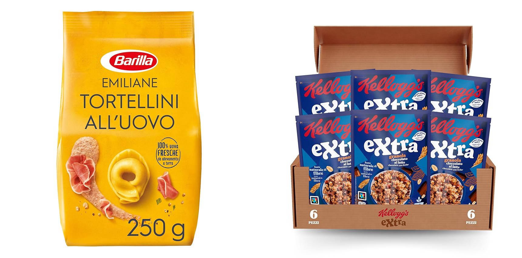 Barilla Pasta e Kellogg’s Muesli fino al 34% di sconto