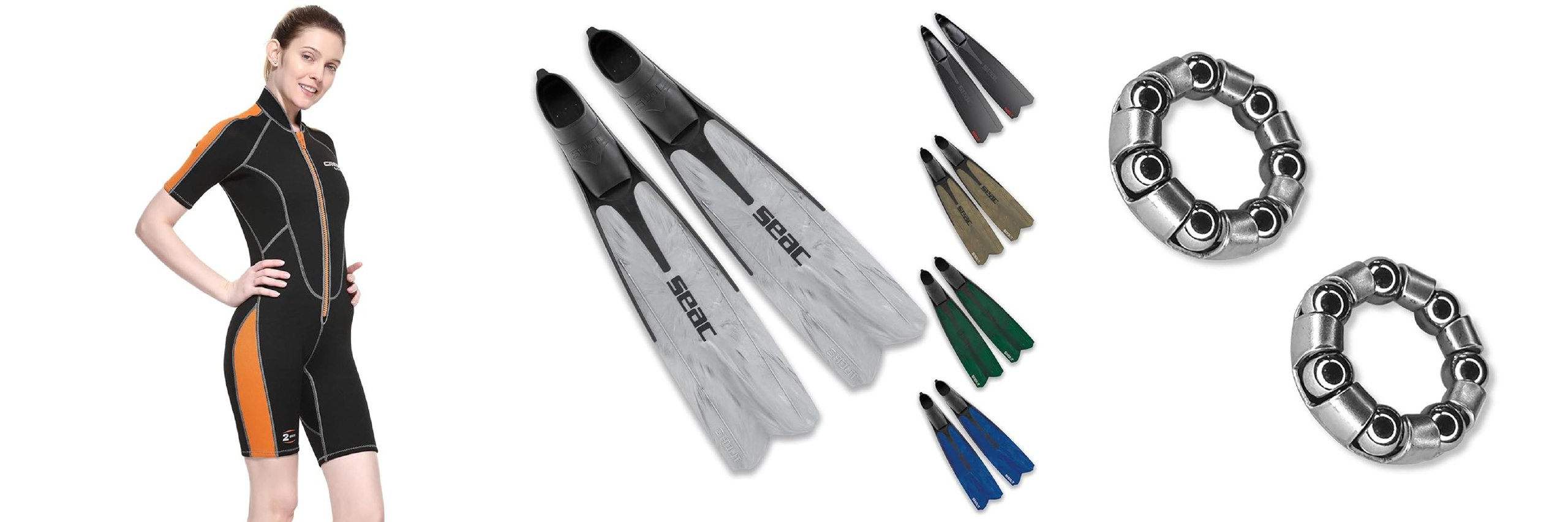 Muta corta neoprene e Pinne SEAC fino al 36% di sconto