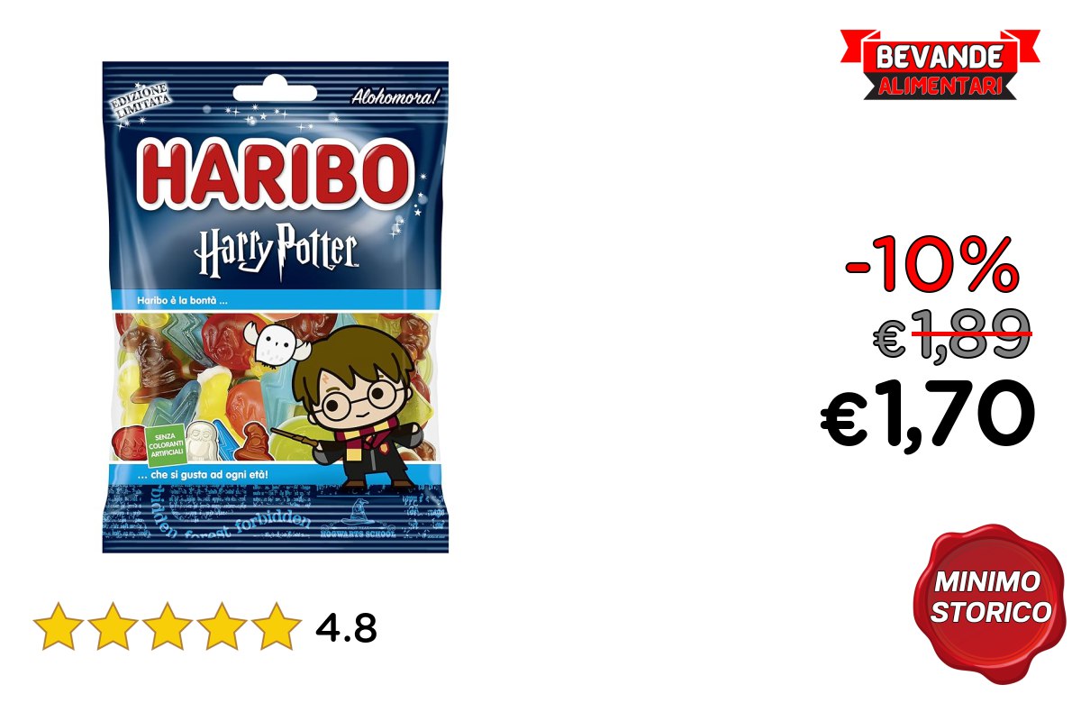 Haribo Harry Potter: fino al 10% di sconto Deal
