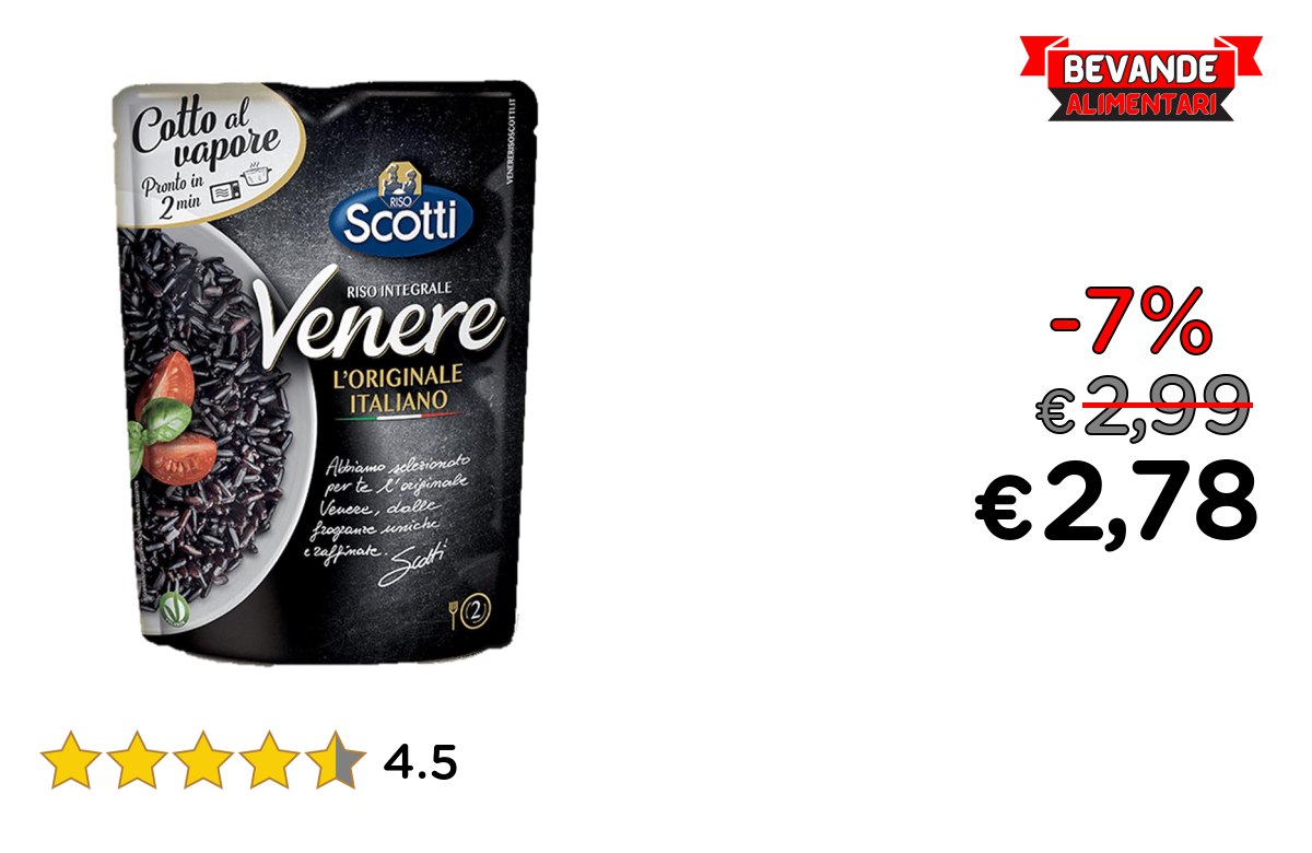 Riso Scotti: fino al 7% di sconto su Amazon Deal