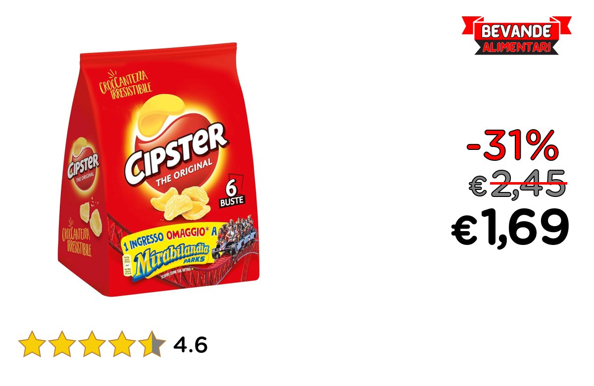 Cipster the Original: fino al 31% di sconto Deal
