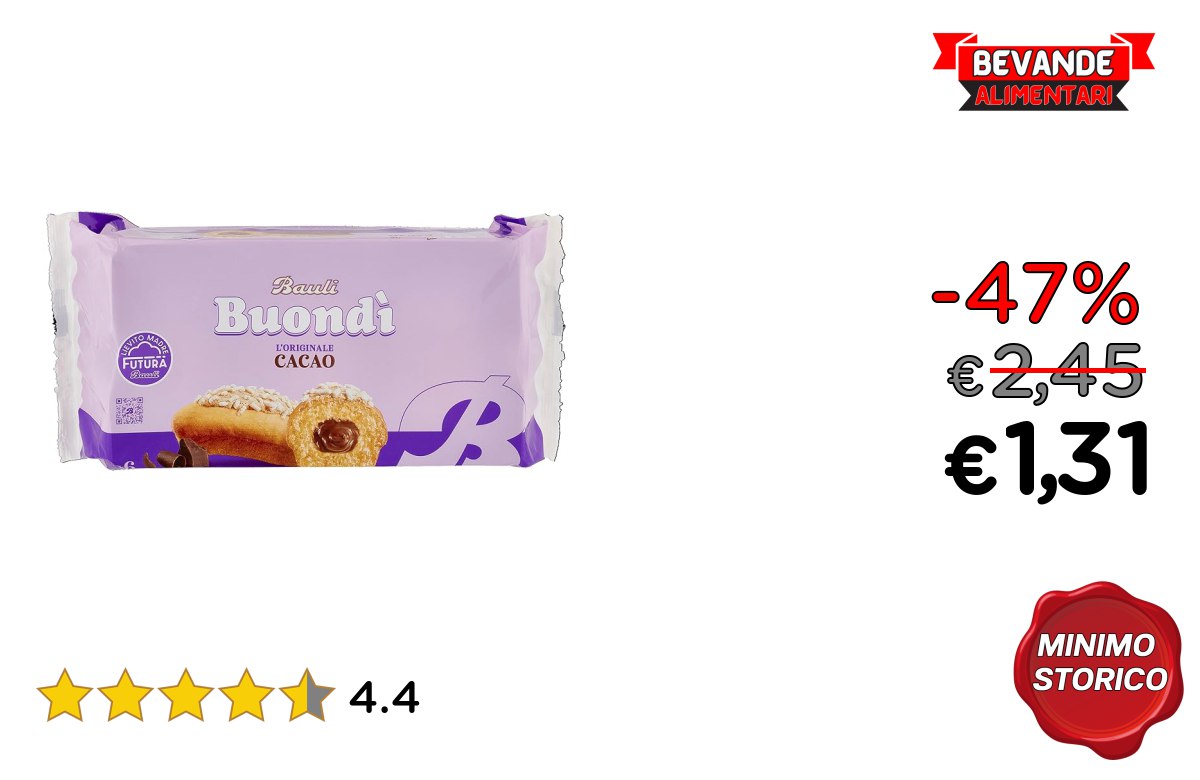 Bauli Bondì Cacao fino al 47% di sconto Deal