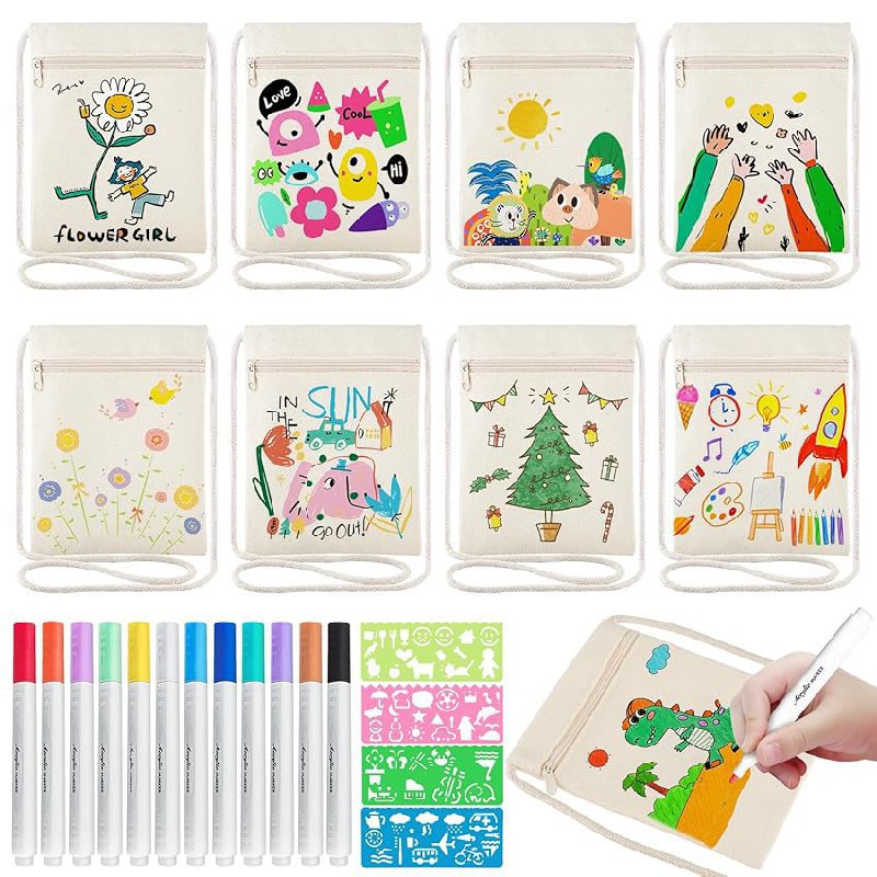 Set di 8 Borselli da Colorare: fino al 43% di sconto