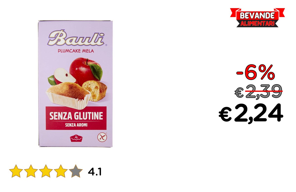 Bauli Plumcake fino al 6% di sconto Offerta