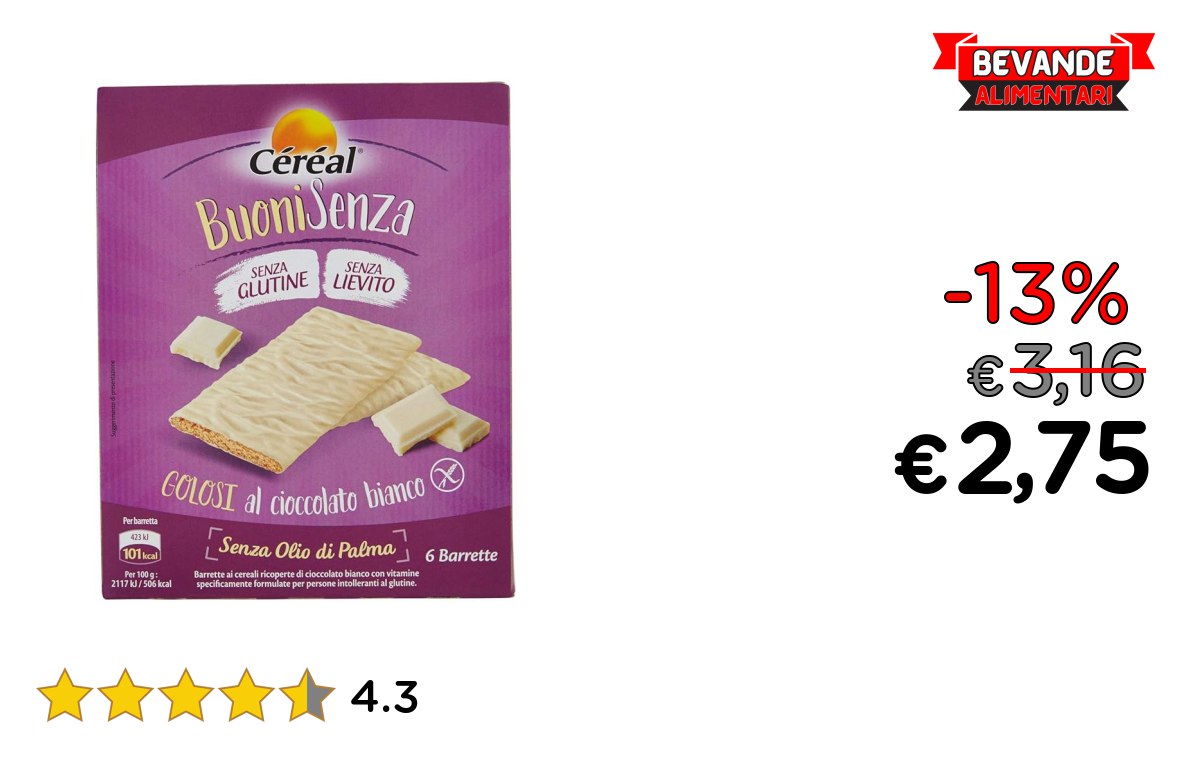 Céréal Buoni Senza fino al 13% di sconto – Offerta