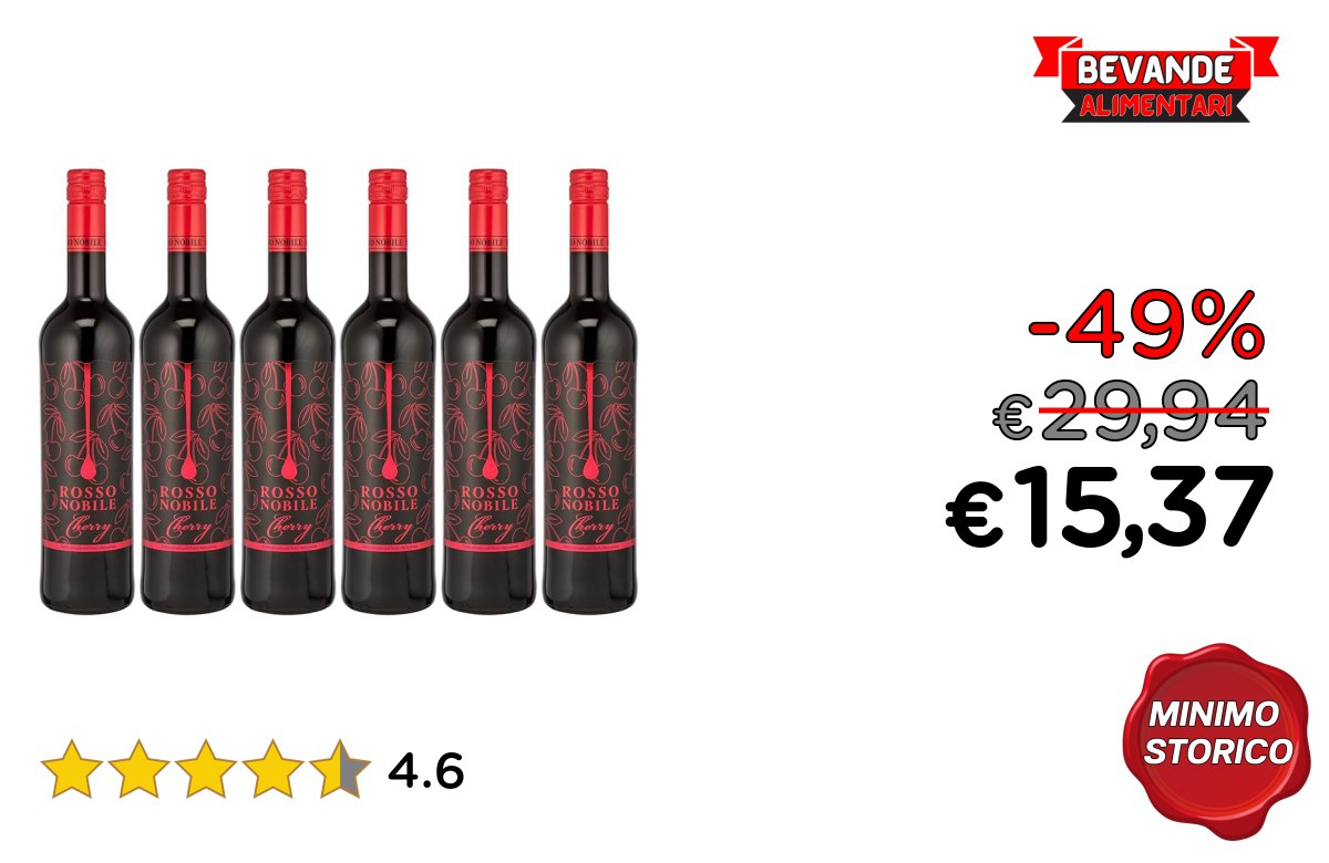 Rosso Nobile fino al 49% off Deal
