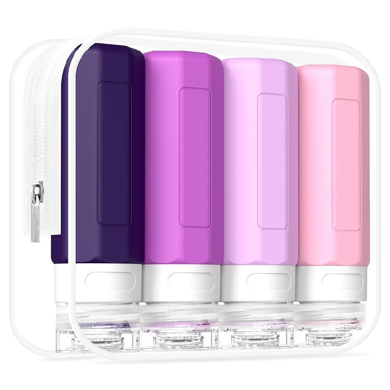 Bottiglie da viaggio viola: fino al 50% di sconto