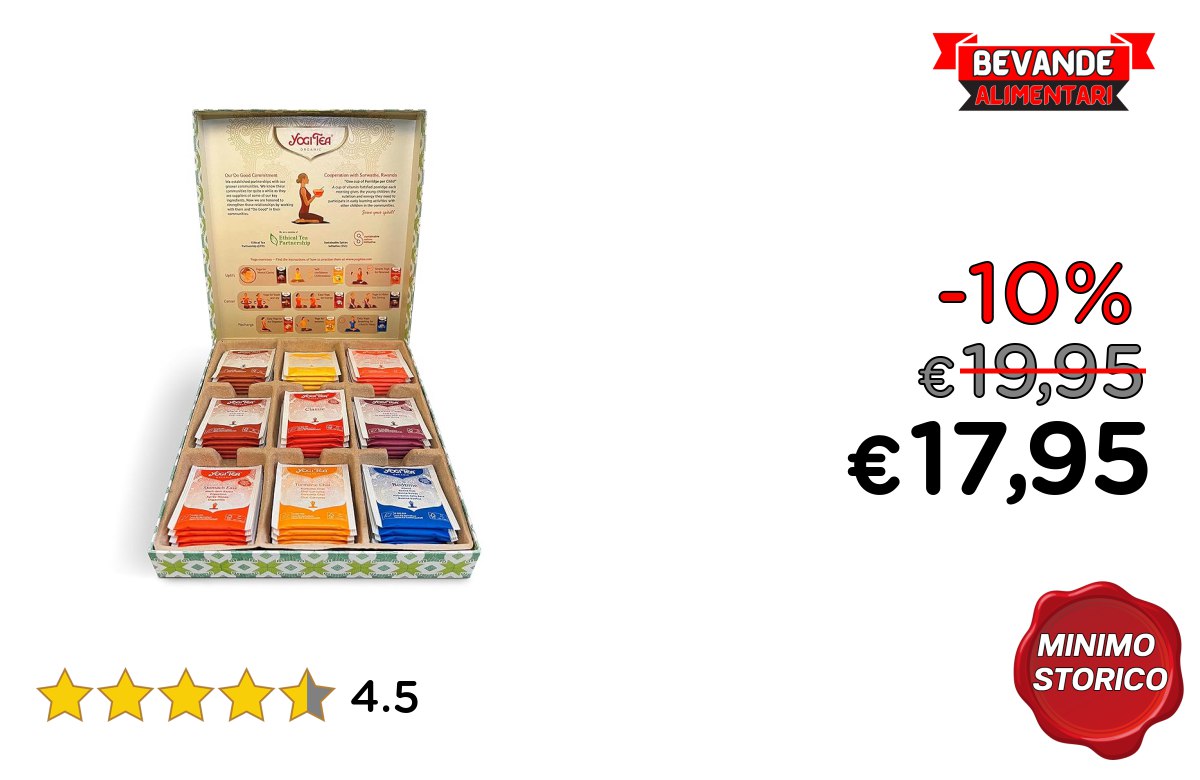 YOGI TEA SCATOLA: fino al 10% di sconto Deal