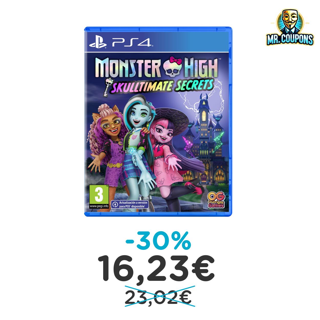 Monster High per PS4: fino al 30% di sconto