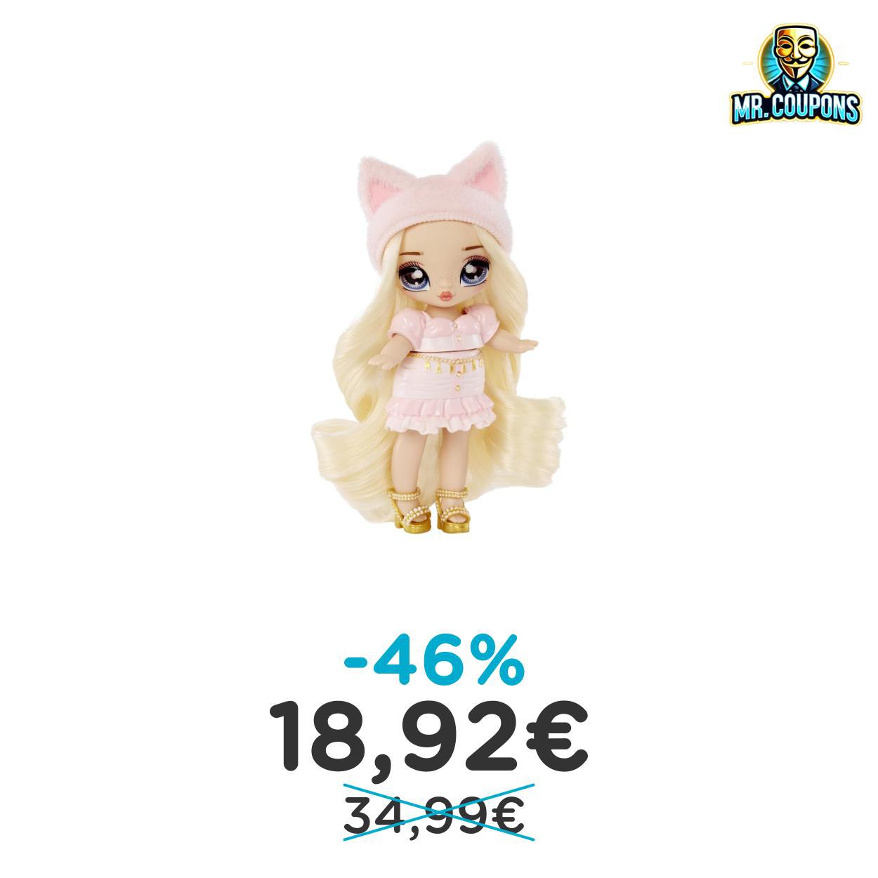 Zainetto gattino con bambola mini, fino al 46% di sconto