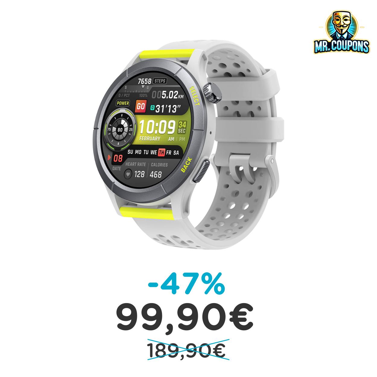 Smartwatch Amazfit Cheetah fino al 47% di sconto