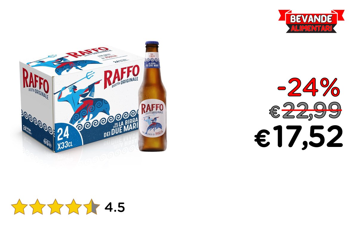 Raffo Ricetta Originale: fino al 24% di sconto