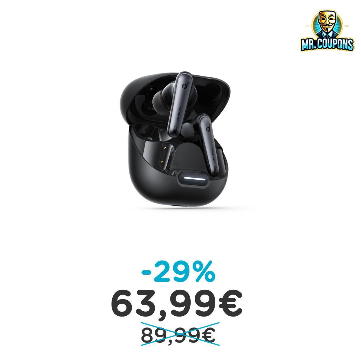 Soundcore Liberty 4 NC: fino al 29% di sconto!