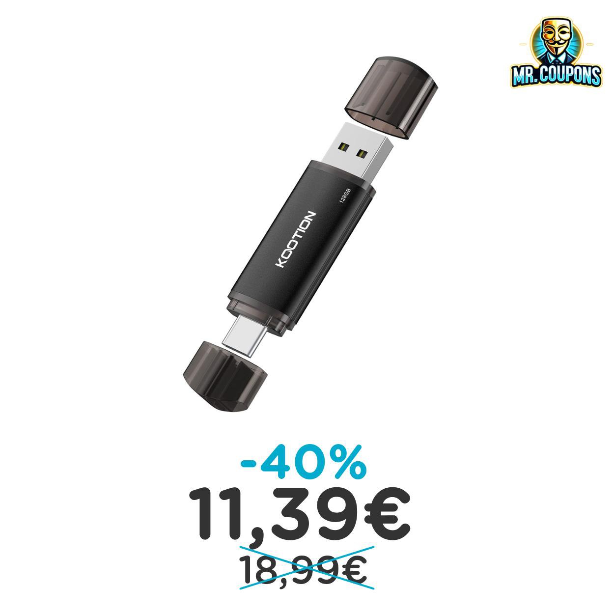 Chiavetta USB C 128GB: fino al 40% di sconto su Amazon