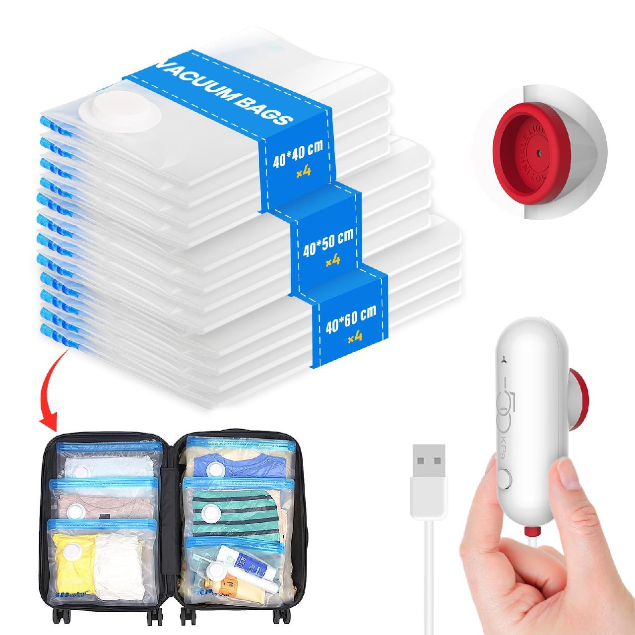 Vacbird Sacchi Sottovuoto con Pompa, fino al 20% di sconto Deal