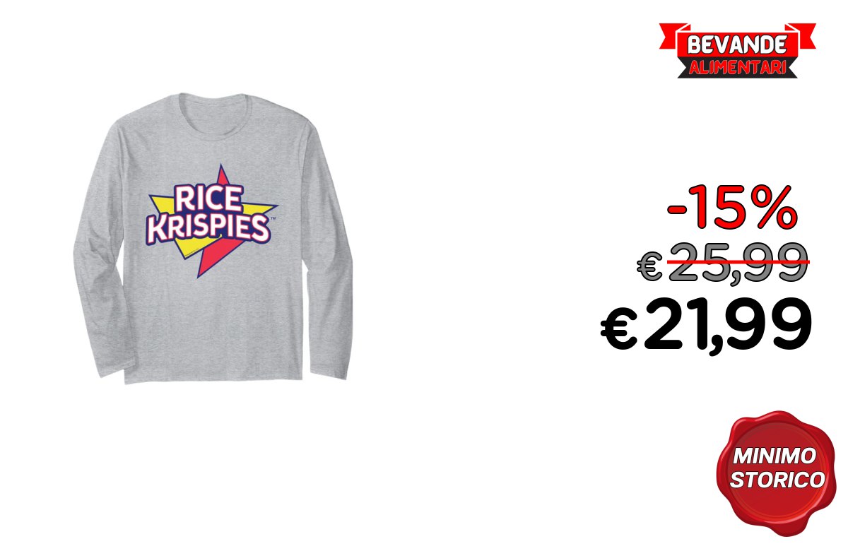 Rice Krispies – fino al 15% di sconto su Amazon