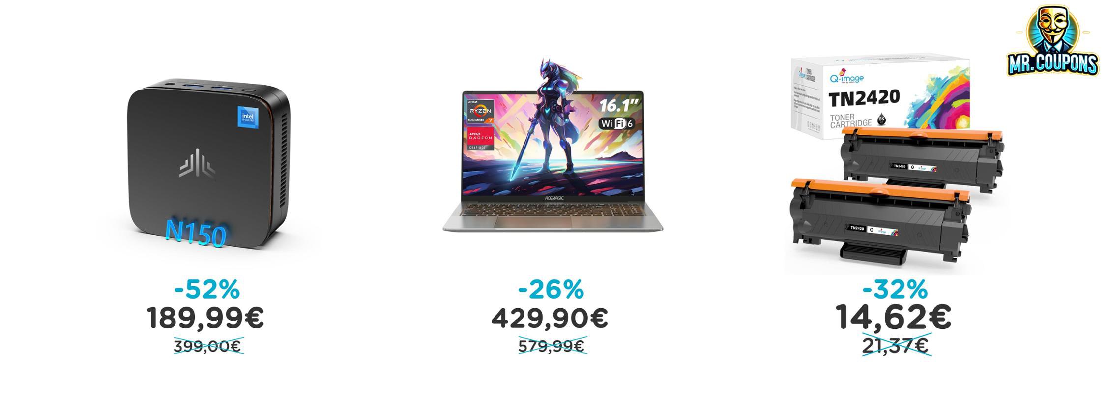 Mini PC NiPoGi E1: fino al 52% di sconto Deal
