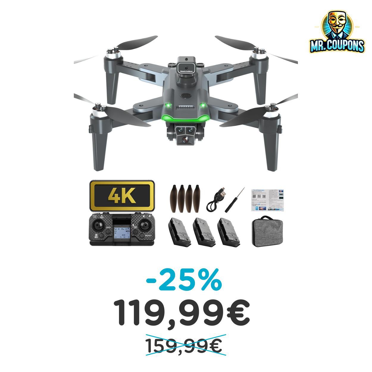 Drone S166 con GPS: fino al 25% di sconto Deal