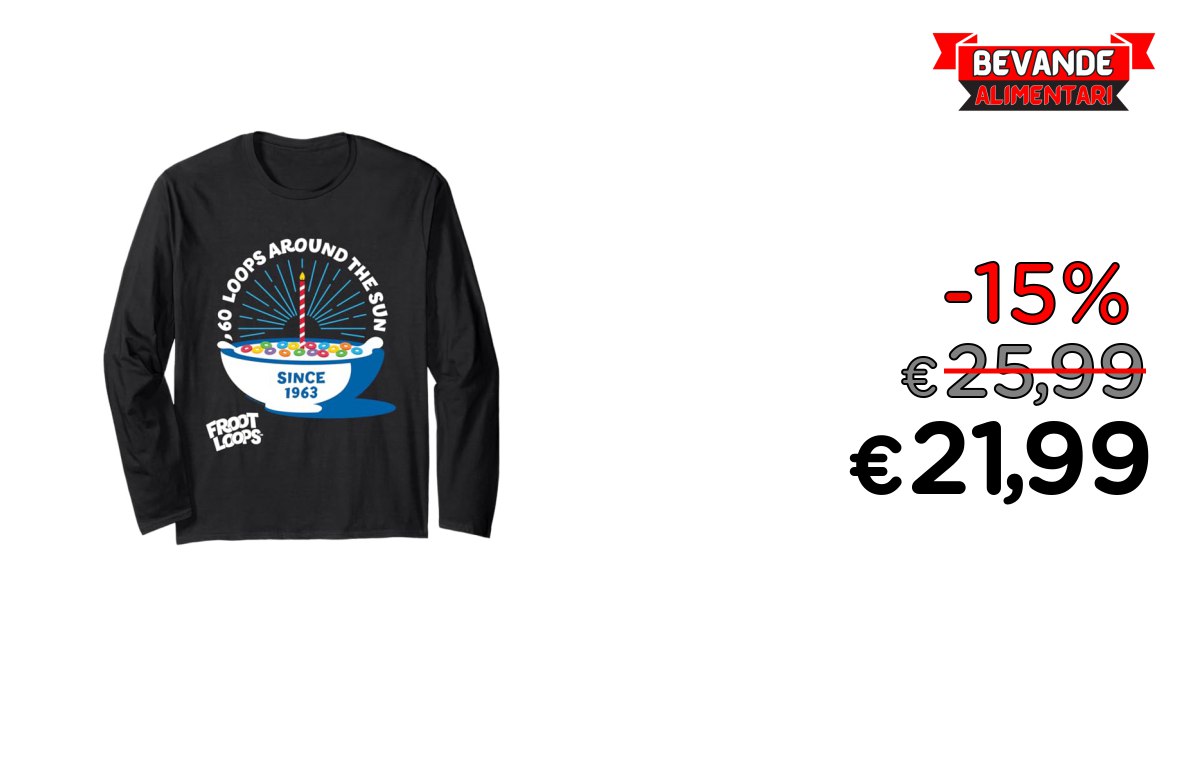 Froot Loops – Maglia a Manica: fino al 15% di sconto Deal