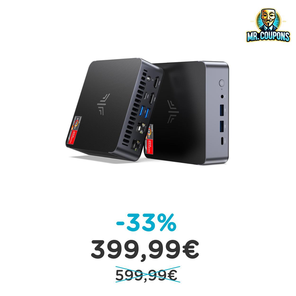 Mini PC NiPoGi AM21 fino al 33% di sconto Deal