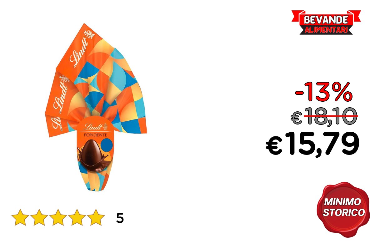 Uovo Lindt fino al 13% di sconto Deal