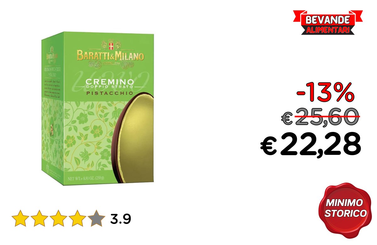 Uovo Cremino Doppio Strato rinviene fino al 13% Deal
