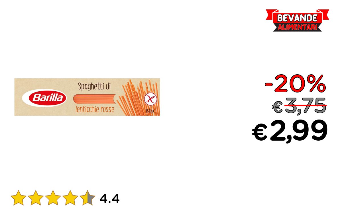 Barilla Pasta di Legumi: Fino al 20% di Sconto