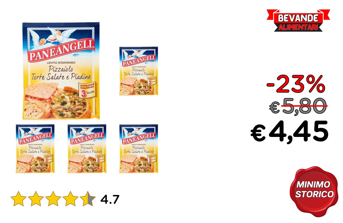 Paneangeli Lievito Istantaneo – 23% off Deal