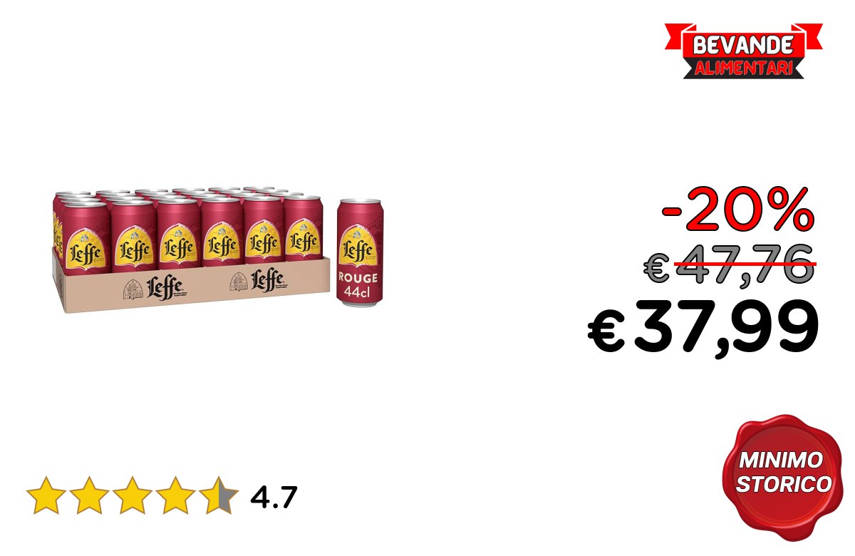 Leffe Rouge Birra: fino a 20% di sconto Deal