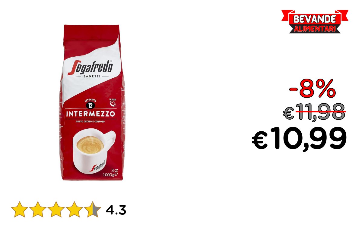 Segafredo Zanetti Caffè fino a 8% di sconto Deal