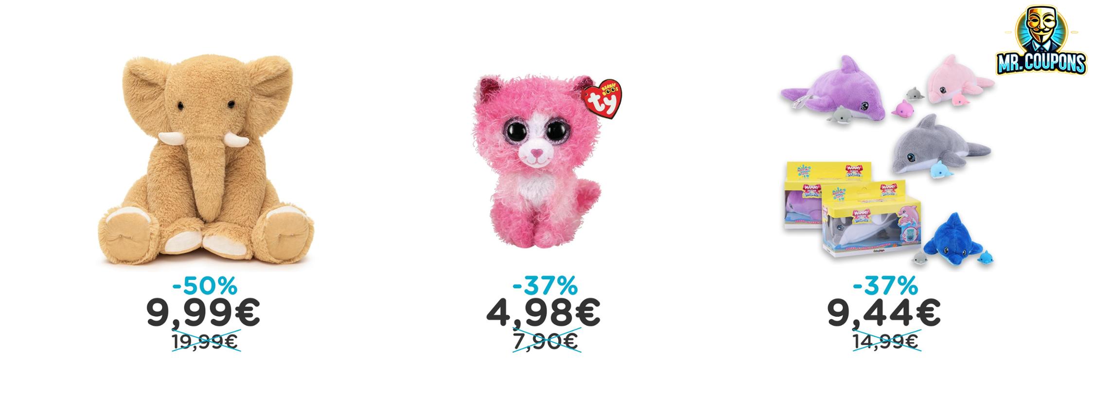 Peluche Yeqivo e altri: fino al 50% di sconto Offerte