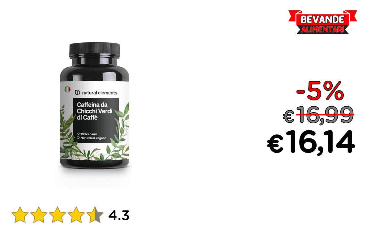 Caffeina capsule fino al 5% di sconto Deal