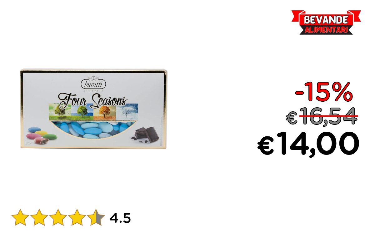 Buratti Confetti al Cioccolato fino al 15% di sconto