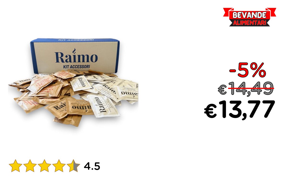 AURACAFFE’ – fino al 5% di sconto sui Set Accessori