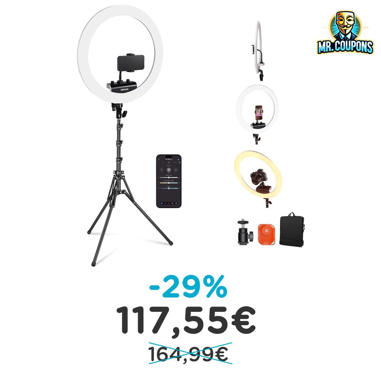 NEEWER Luce ad Anello: fino al 29% di Sconto Deal