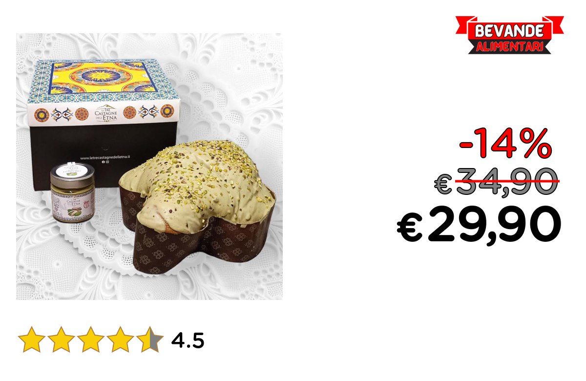 Colomba al Pistacchio – fino al 14% di sconto su Amazon