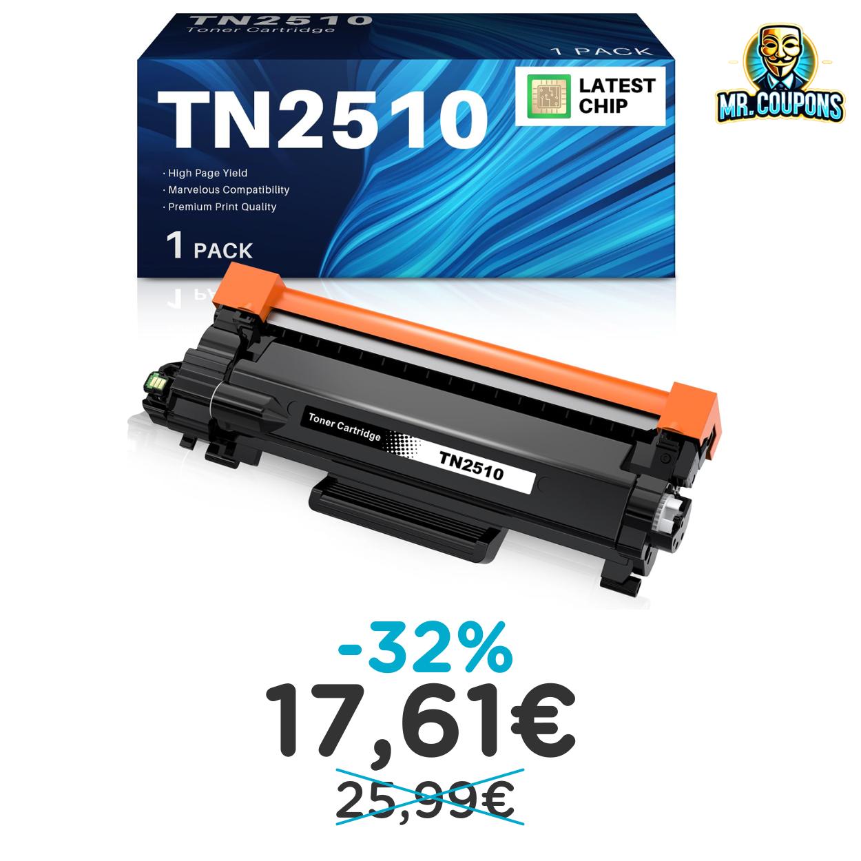 Toner INK4U TN2510 fino a 32% offerta su Amazon