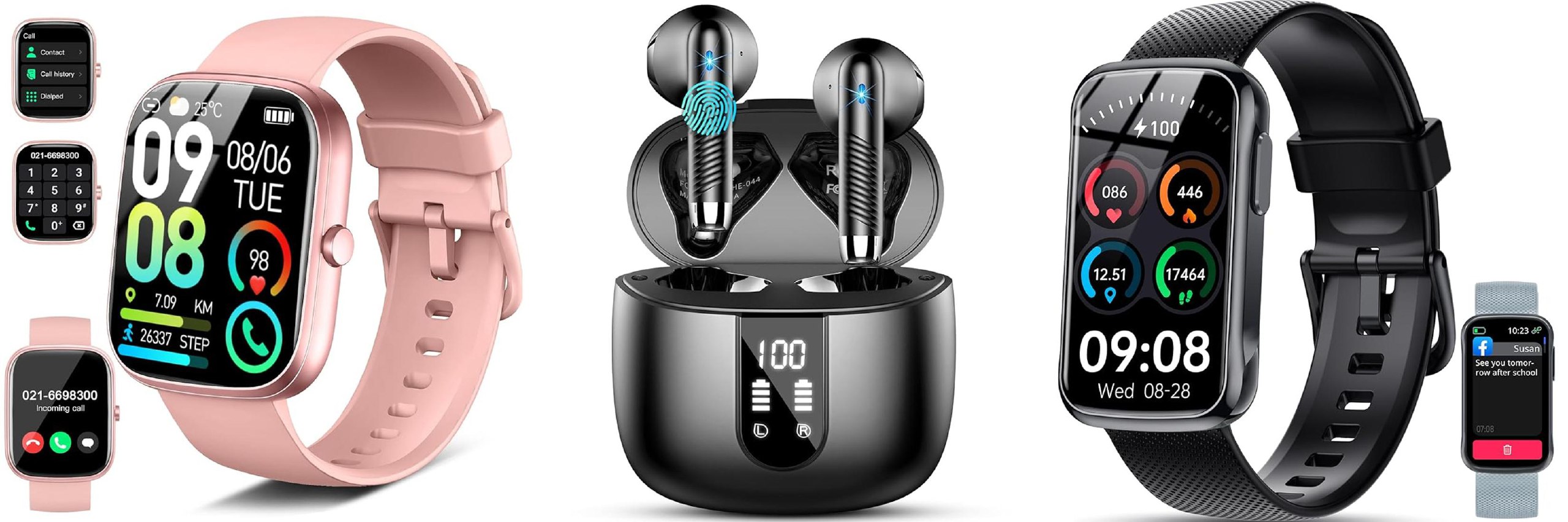 Orologio Smart e Cuffie Bluetooth: Fino all’82% di Sconto
