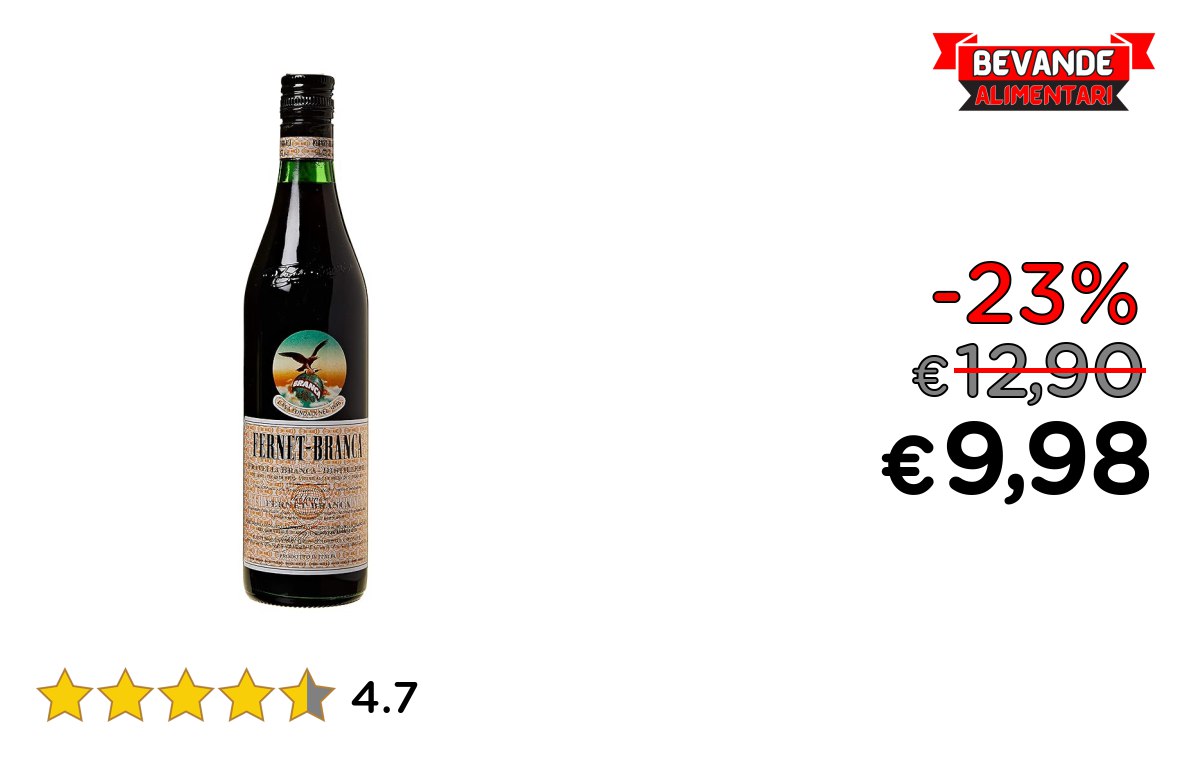 Fernet Branca Liquore: fino al 23% di sconto Deal
