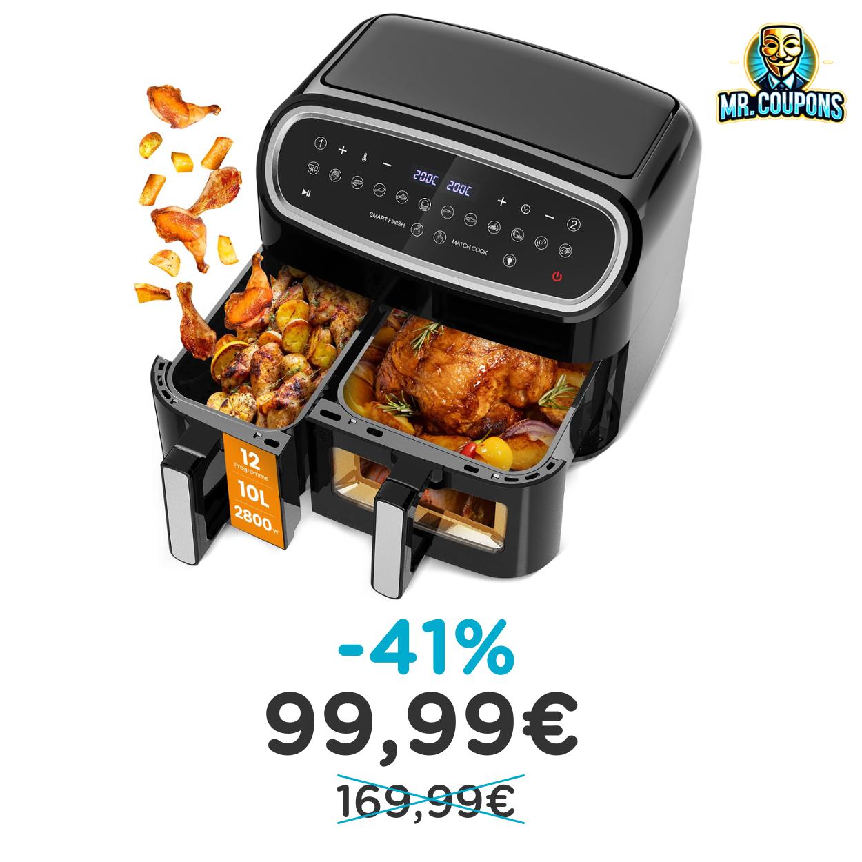 Friggitrice ad aria Cooki G10 Pro fino al 41% di sconto