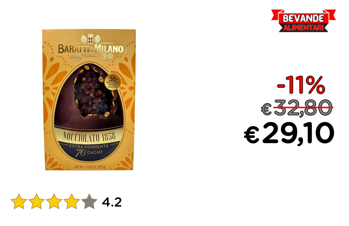 UOVO PASQUA BARATTI & MILANO 11% offerta Deal