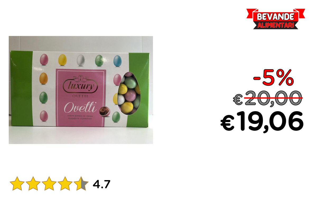 Buratti Confetti Ovetti: fino al 5% di sconto Deal