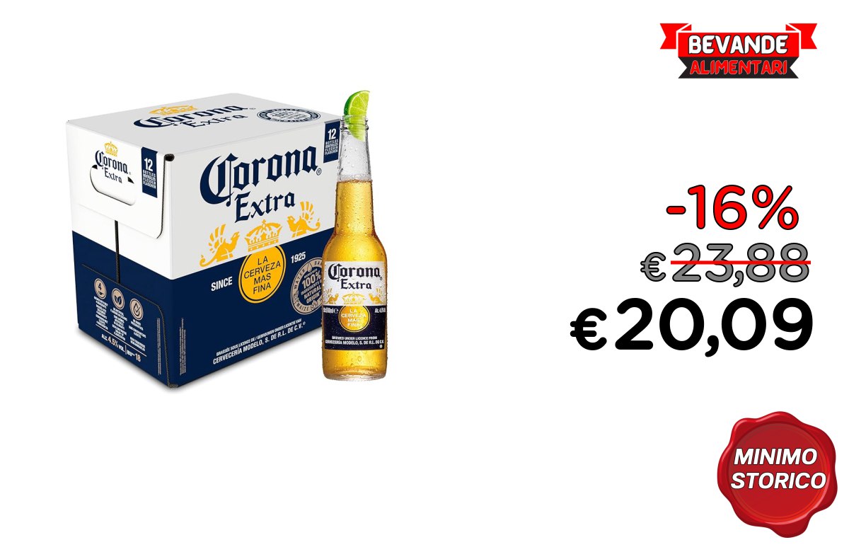 Corona Extra fino al 16% di sconto Deal
