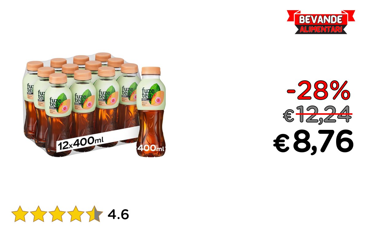 Fuze Tea fino al 28% di sconto Deals