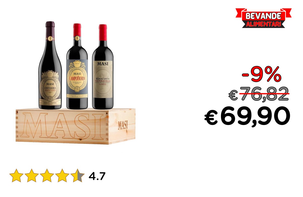 COSTASERA 2019 Amarone: fino al 9% di sconto Offerta